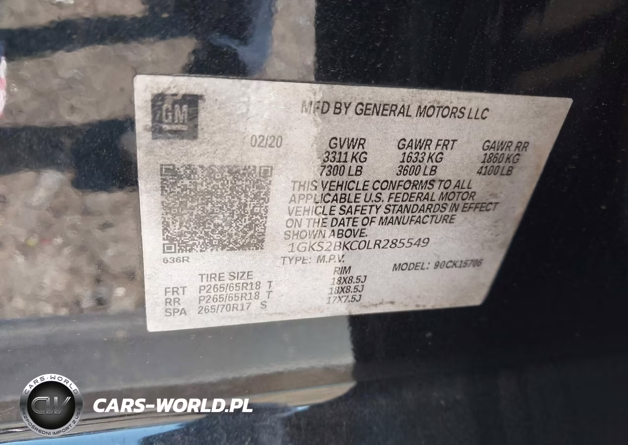 2020 GMC Yukon 4Wd Slt VIN:1GKS2BKC0LR285549 - 9