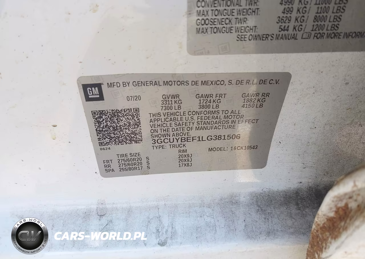 2020 Chevrolet Silverado 1500 4Wd Short Bed Custom VIN:3GCUYBEF1LG381506 - 9