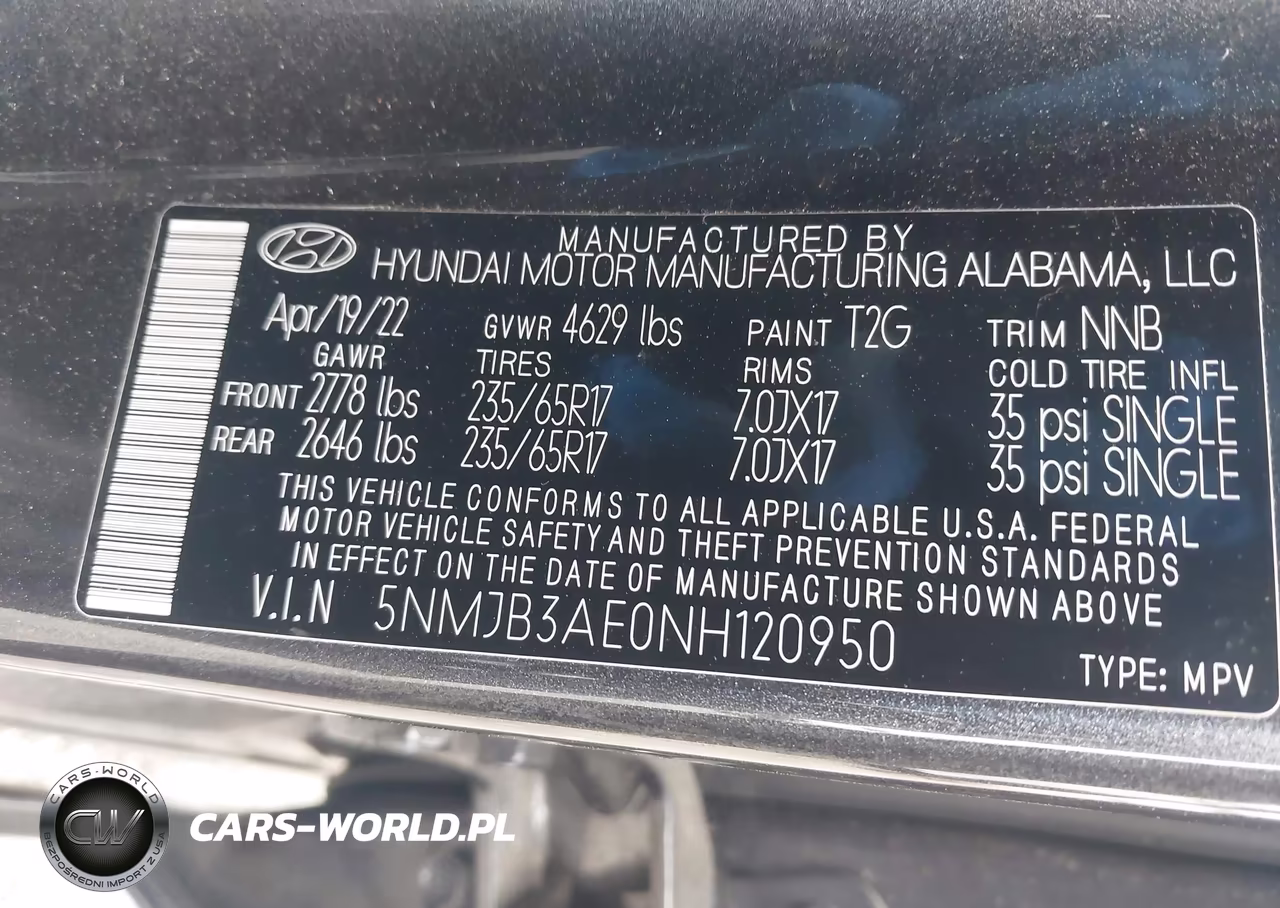 2022 Hyundai Tucson Sel VIN:5NMJB3AE0NH120950 - 9