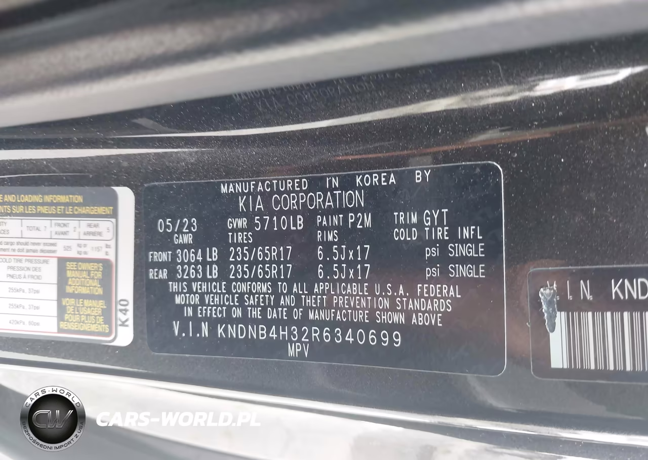 2024 Kia Carnival Mpv Lx VIN:KNDNB4H32R6340699 - 9