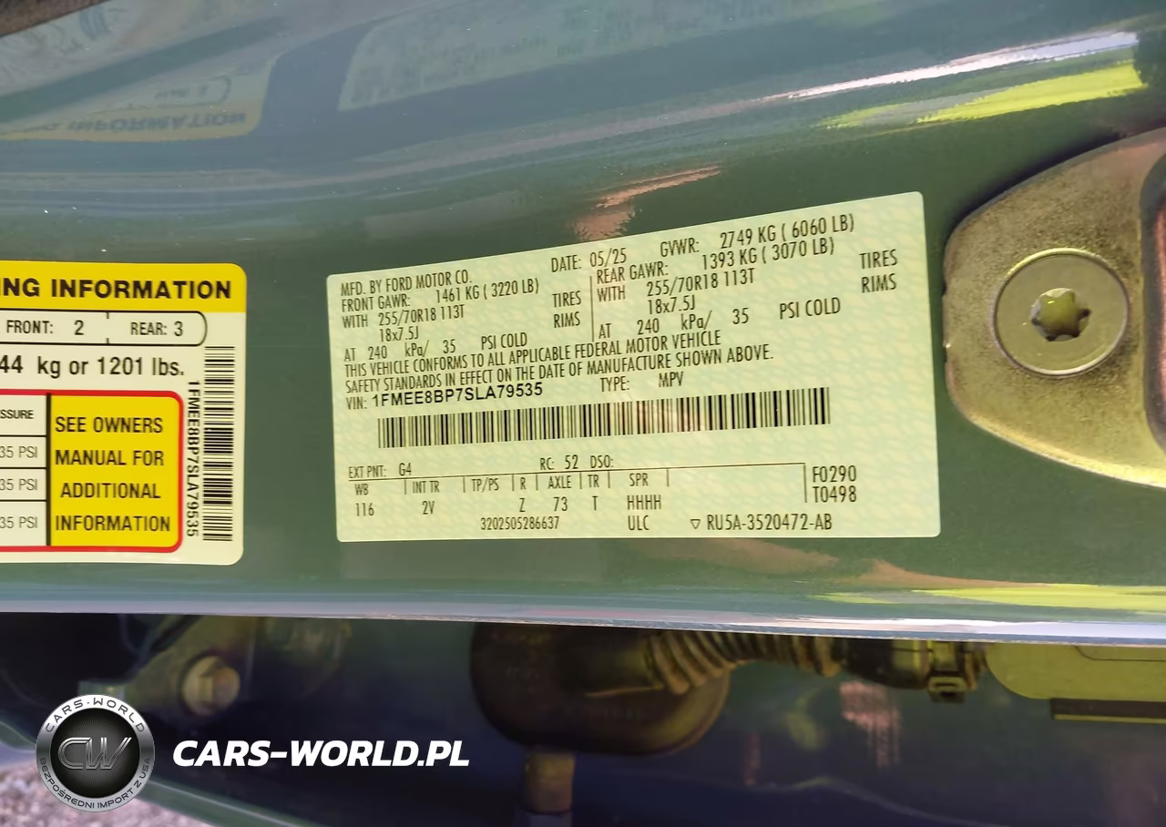 2025 Ford Bronco Outer Banks VIN:1FMEE8BP7SLA79535 - 9