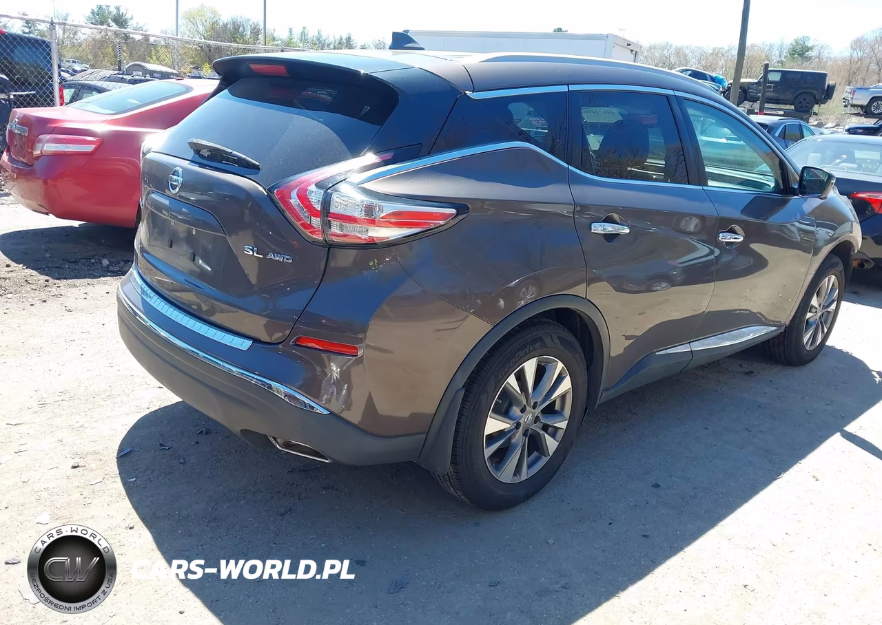 2017 Nissan Murano Sl VIN:5N1AZ2MHXHN159270 - 4