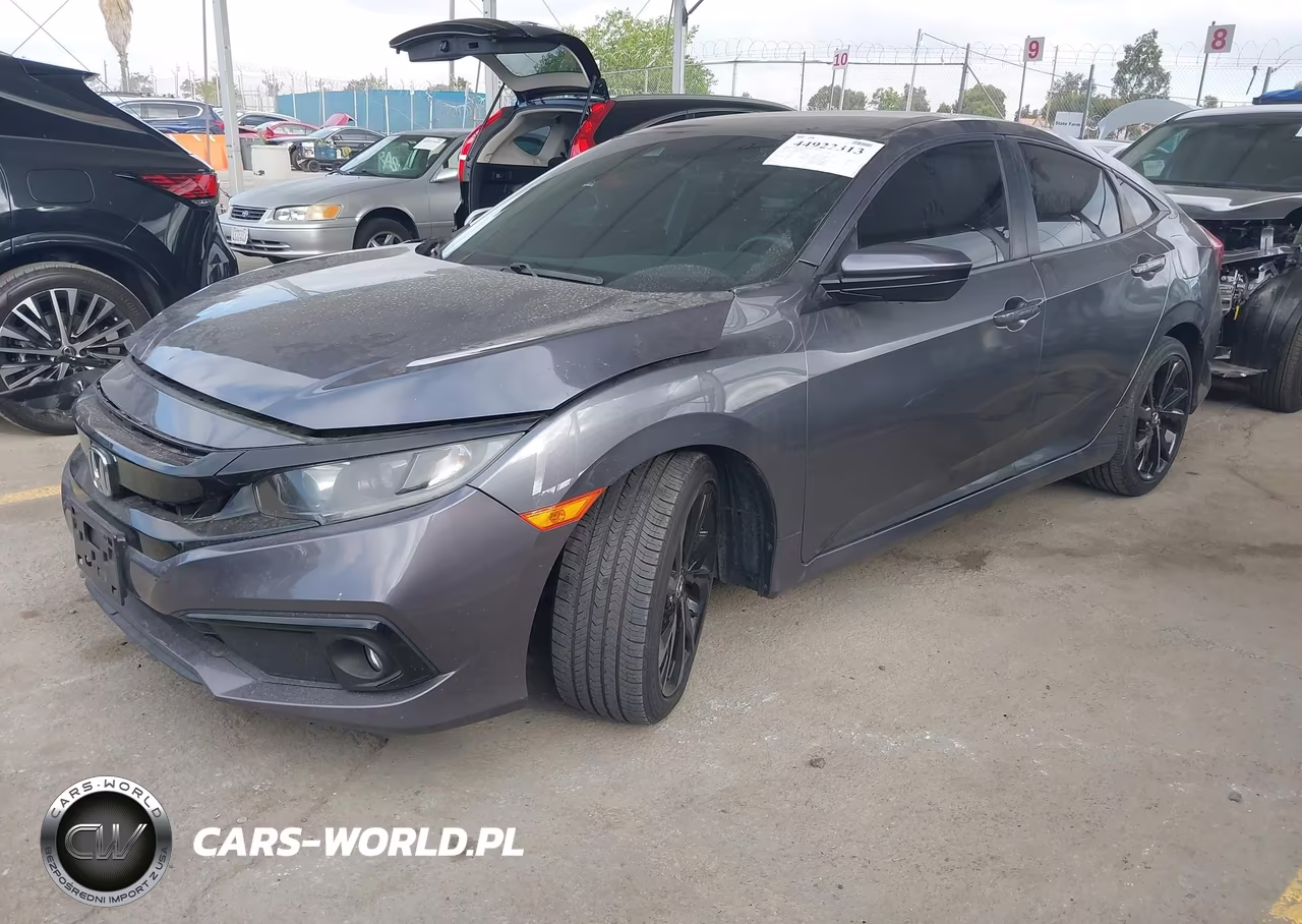 2019 Honda Civic Sport VIN:2HGFC2F86KH601732 - 2