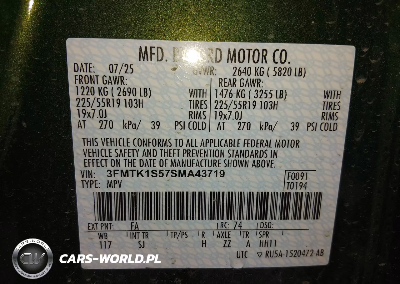2025 Ford Mustang Mach-E Select VIN:3FMTK1S57SMA43719 - 9