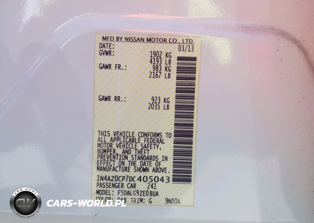 2013 Nissan Leaf Sl VIN:1N4AZ0CP7DC405043 - 9