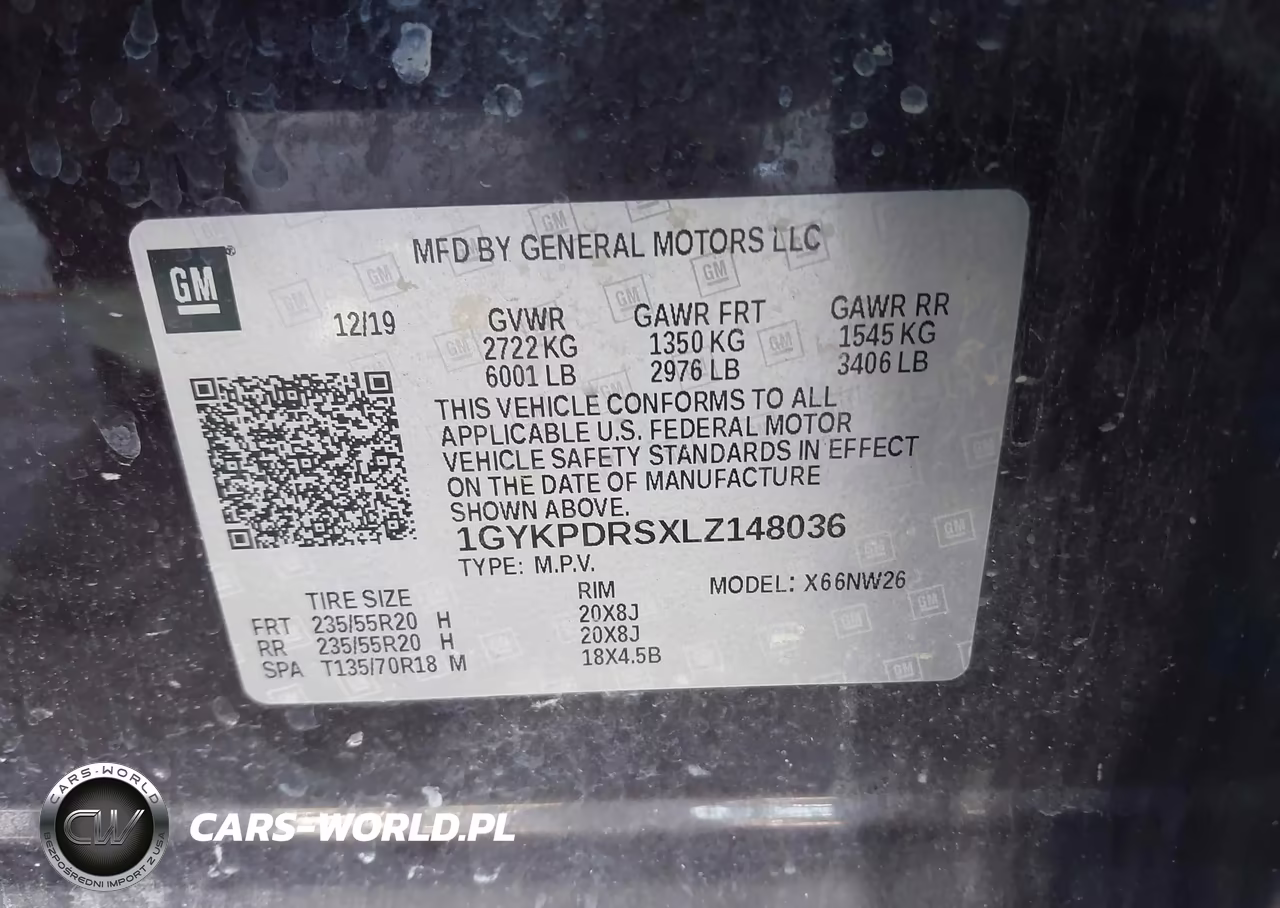 2020 Cadillac Xt6 Awd Premium Luxury VIN:1GYKPDRSXLZ148036 - 9