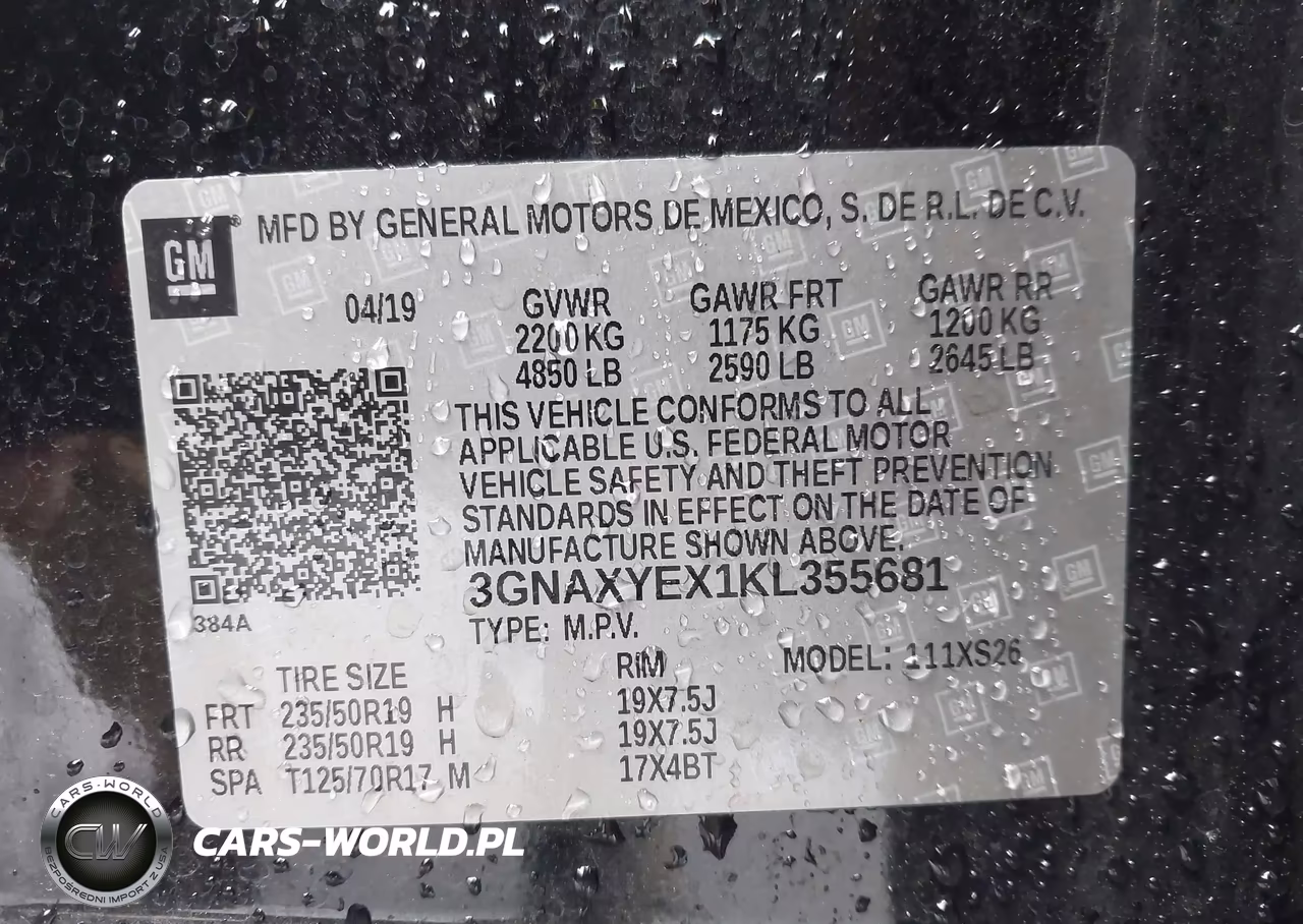 2019 Chevrolet Equinox Premier VIN:3GNAXYEX1KL355681 - 9