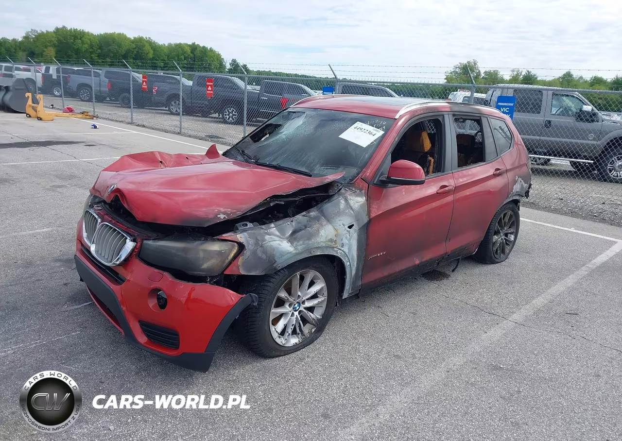 2016 BMW X3 xDrive28D VIN:5UXWY3C5XG0N86727 - 2