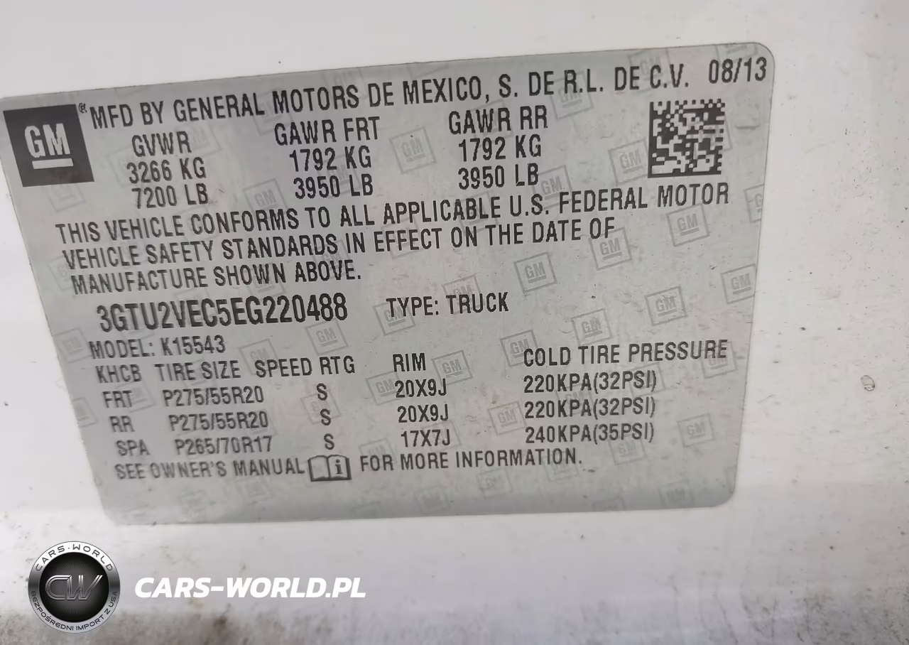 2014 GMC Sierra 1500 Slt VIN:3GTU2VEC5EG220488 - 9