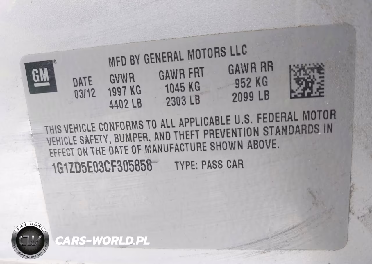 2012 Chevrolet Malibu 2Lt VIN:1G1ZD5E03CF305858 - 9