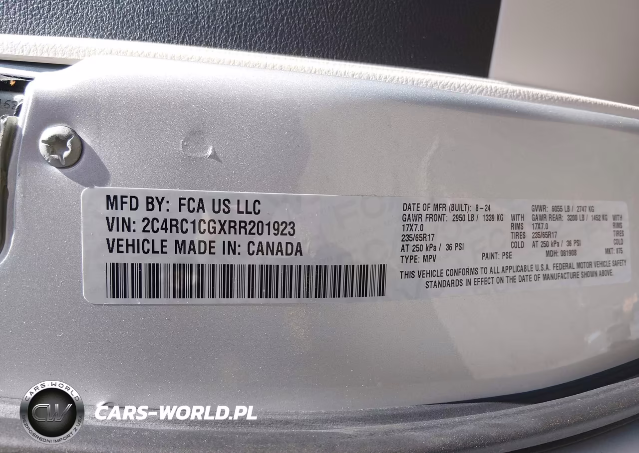 2024 Chrysler Voyager Lx VIN:2C4RC1CGXRR201923 - 9
