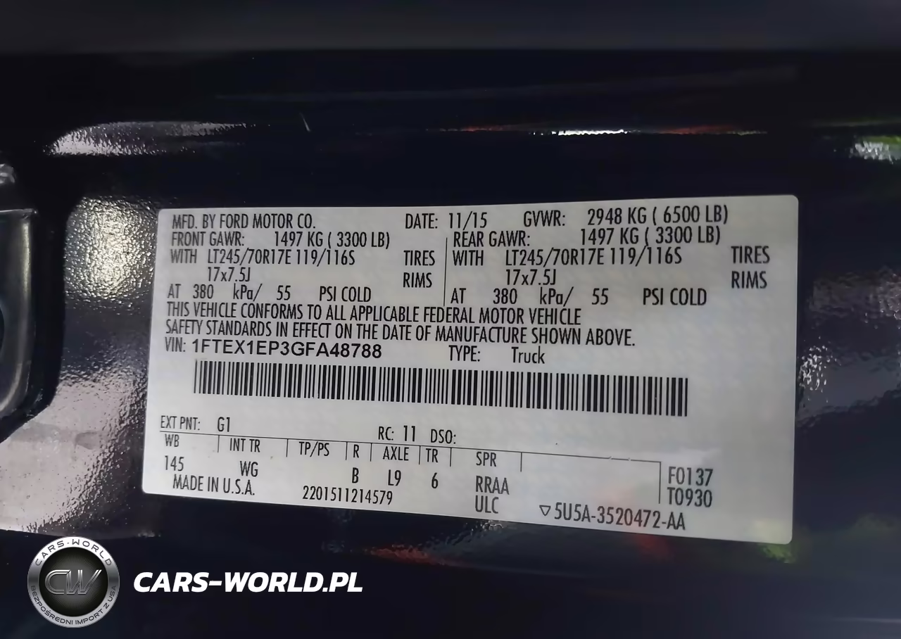2016 Ford F-150 Xl VIN:1FTEX1EP3GFA48788 - 9