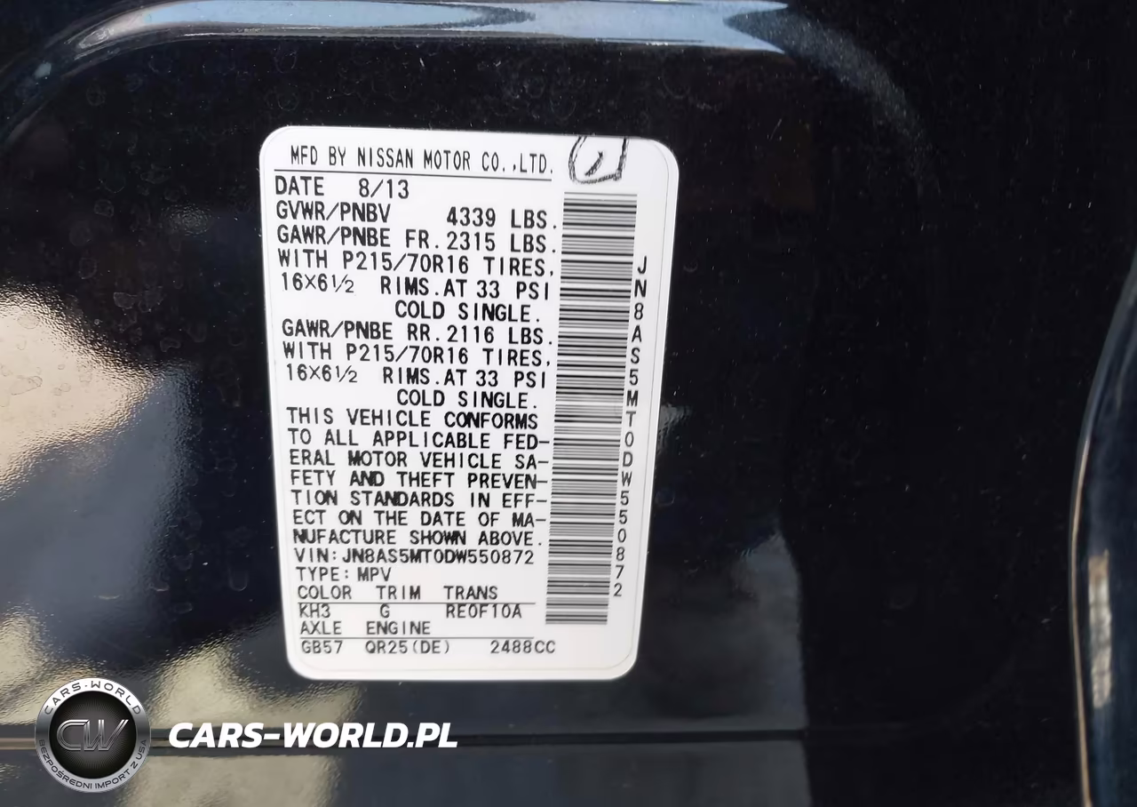 2013 Nissan Rogue S VIN:JN8AS5MT0DW550872 - 9