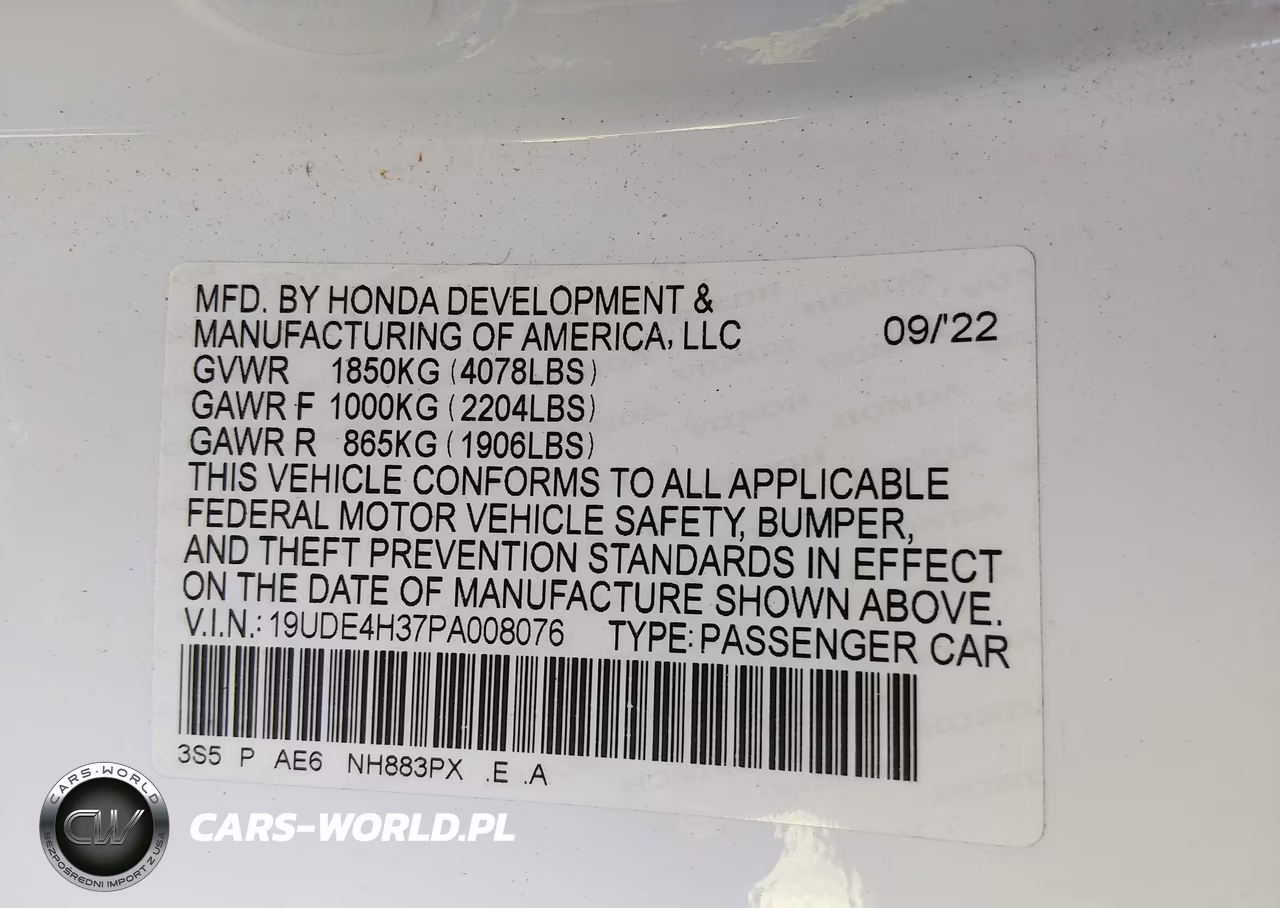 2023 Acura Integra A-Spec VIN:19UDE4H37PA008076 - 9