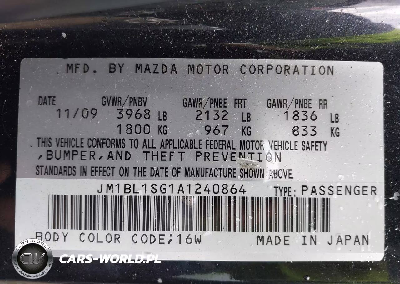 2010 Mazda Mazda3 I Touring VIN:JM1BL1SG1A1240864 - 9