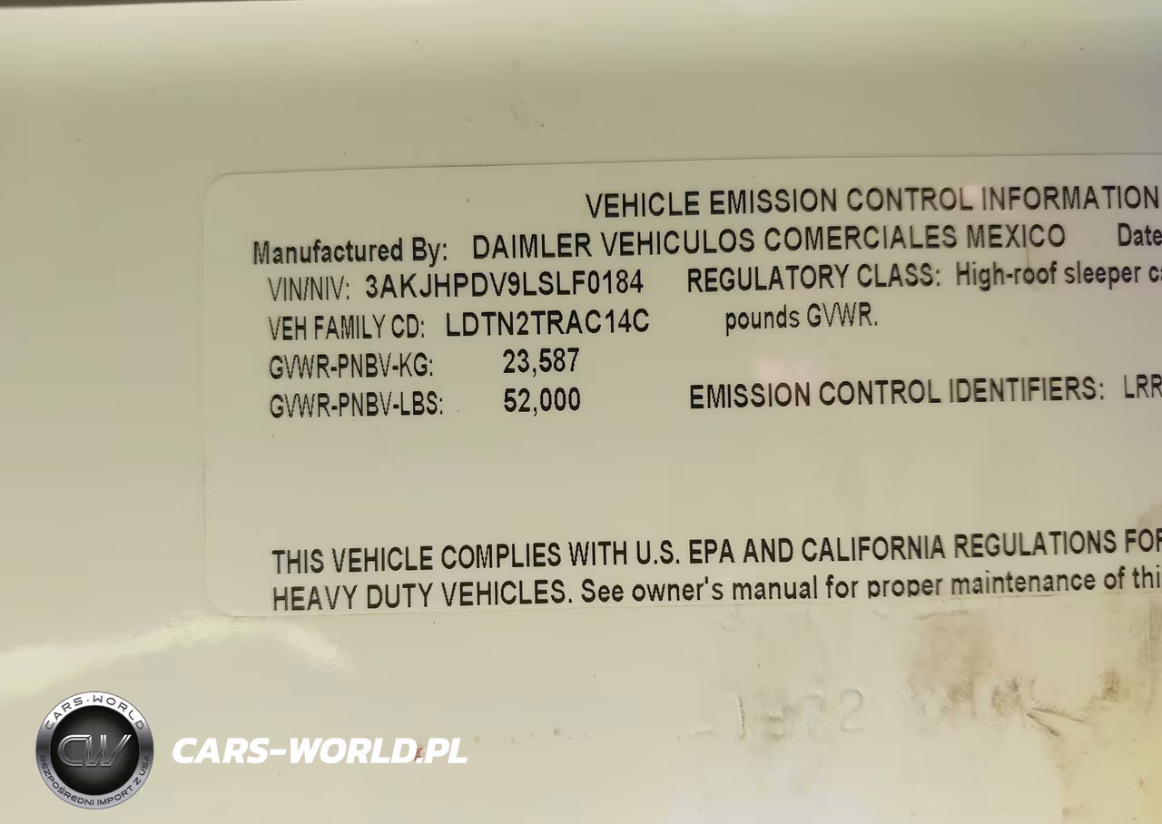 2020 Freightliner New Cascadia 116 VIN:3AKJHPDV9LSLF0184 - 8
