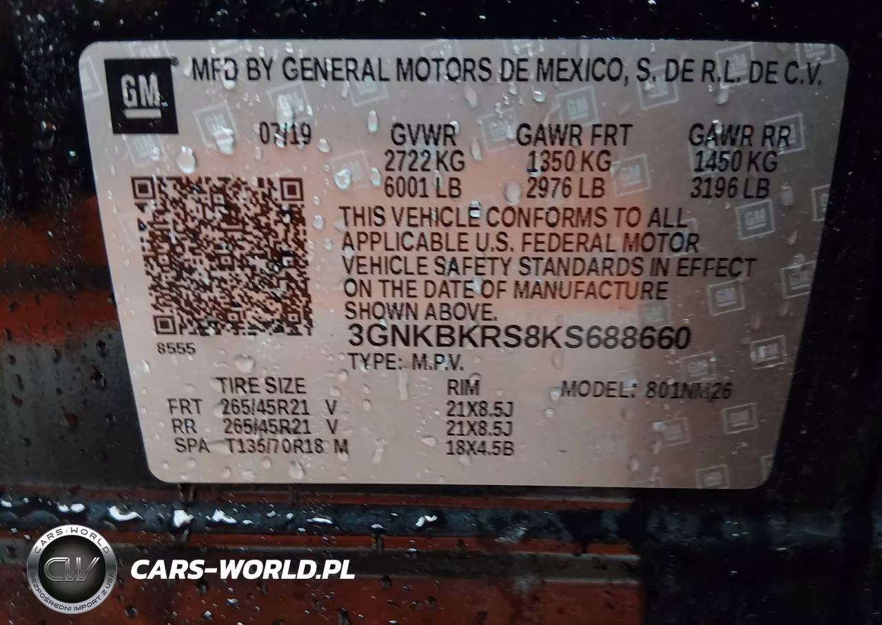2019 Chevrolet Blazer Premier VIN:3GNKBKRS8KS688660 - 9