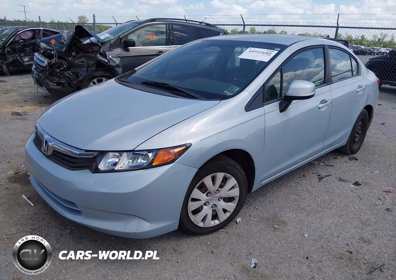 2012 Honda Civic Lx VIN:2HGFB2F5XCH597579 - 2