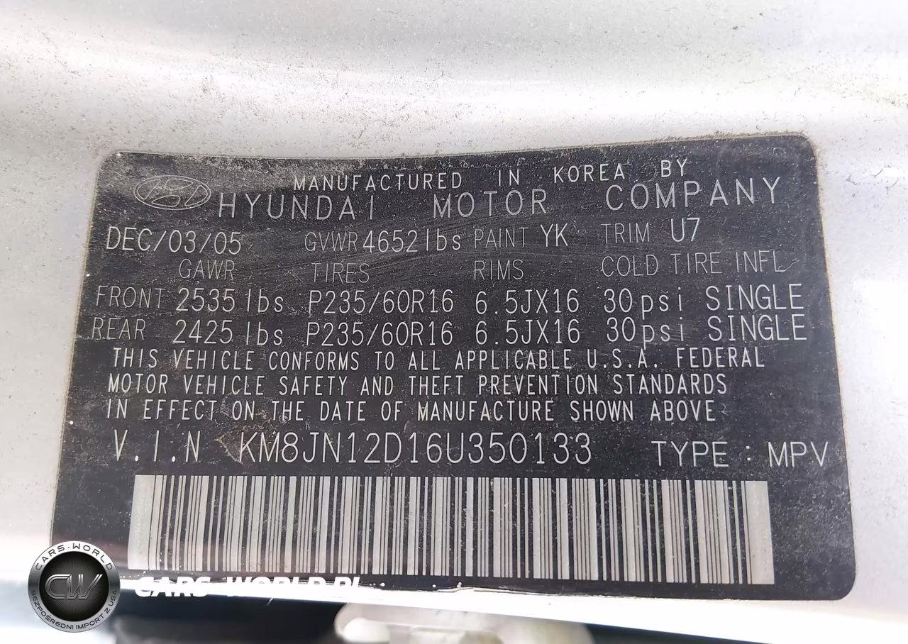 2006 Hyundai Tucson Gls-Limited VIN:KM8JN12D16U350133 - 9