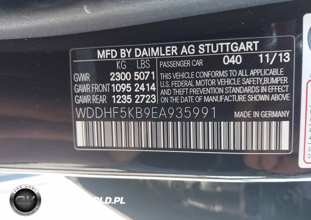 2014 Mercedes-Benz E 350 VIN:WDDHF5KB9EA935991 - 9