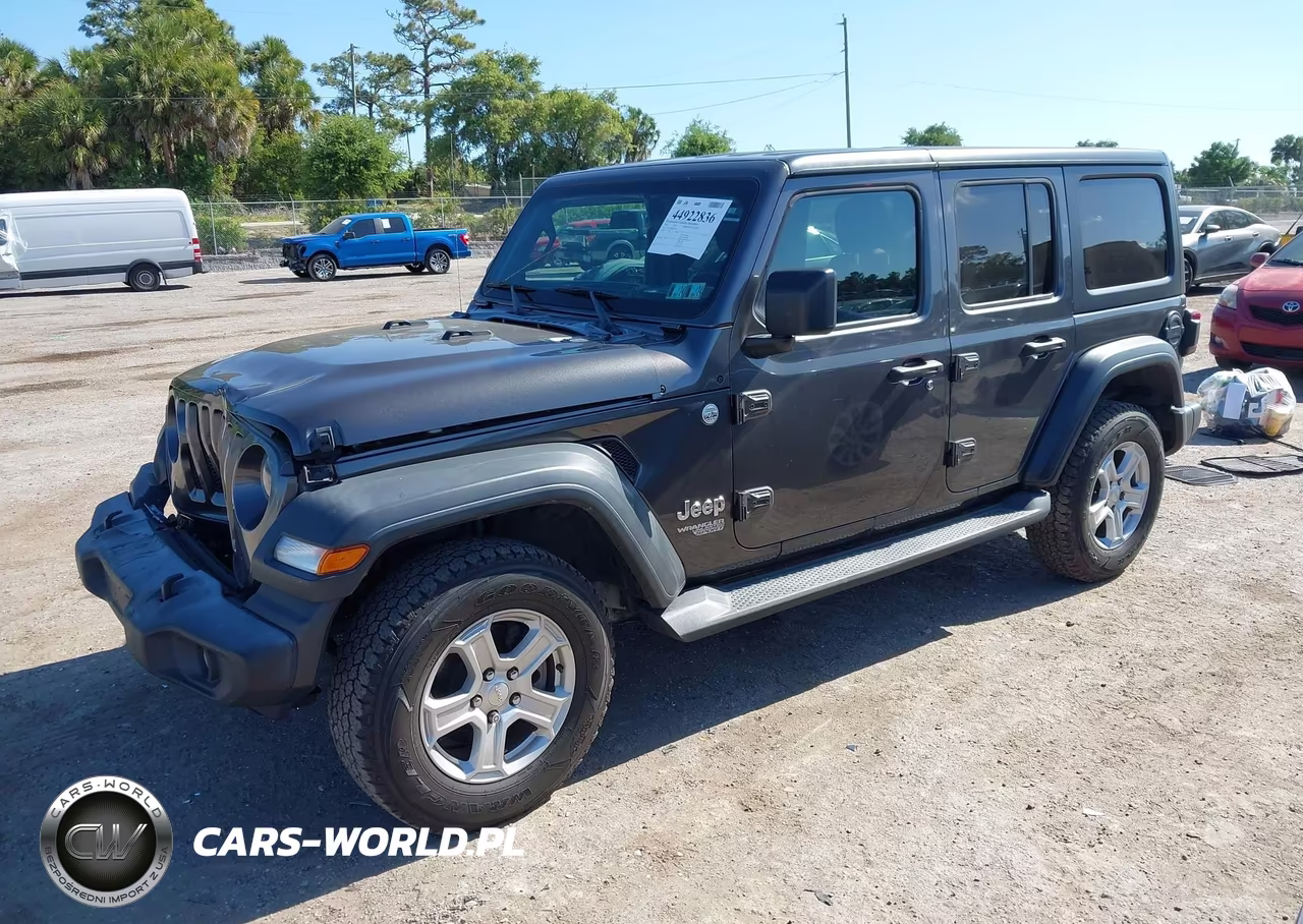 2018 Jeep Wrangler Unlimited Sport S 4X4 VIN:1C4HJXDG8JW299350 - 2