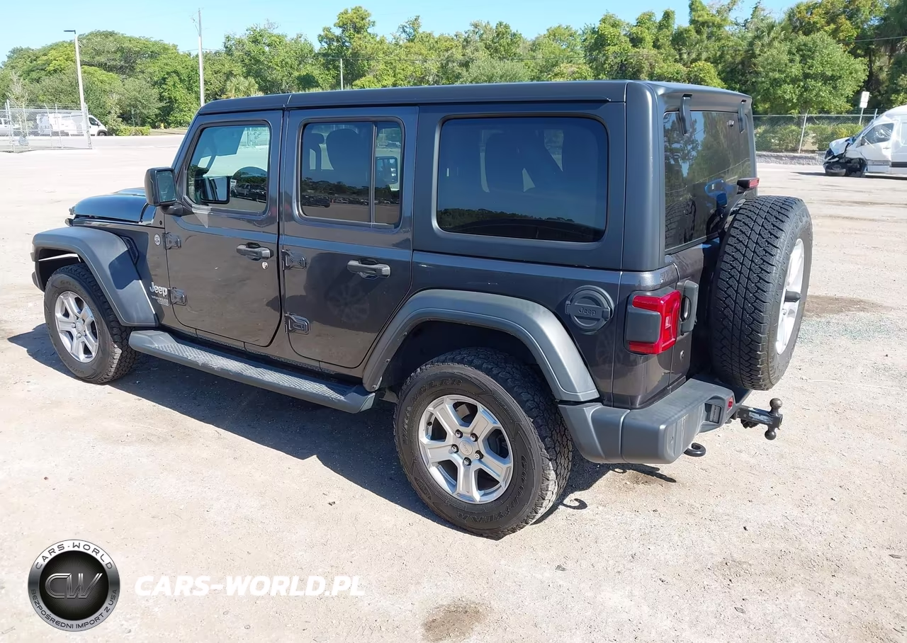 2018 Jeep Wrangler Unlimited Sport S 4X4 VIN:1C4HJXDG8JW299350 - 3