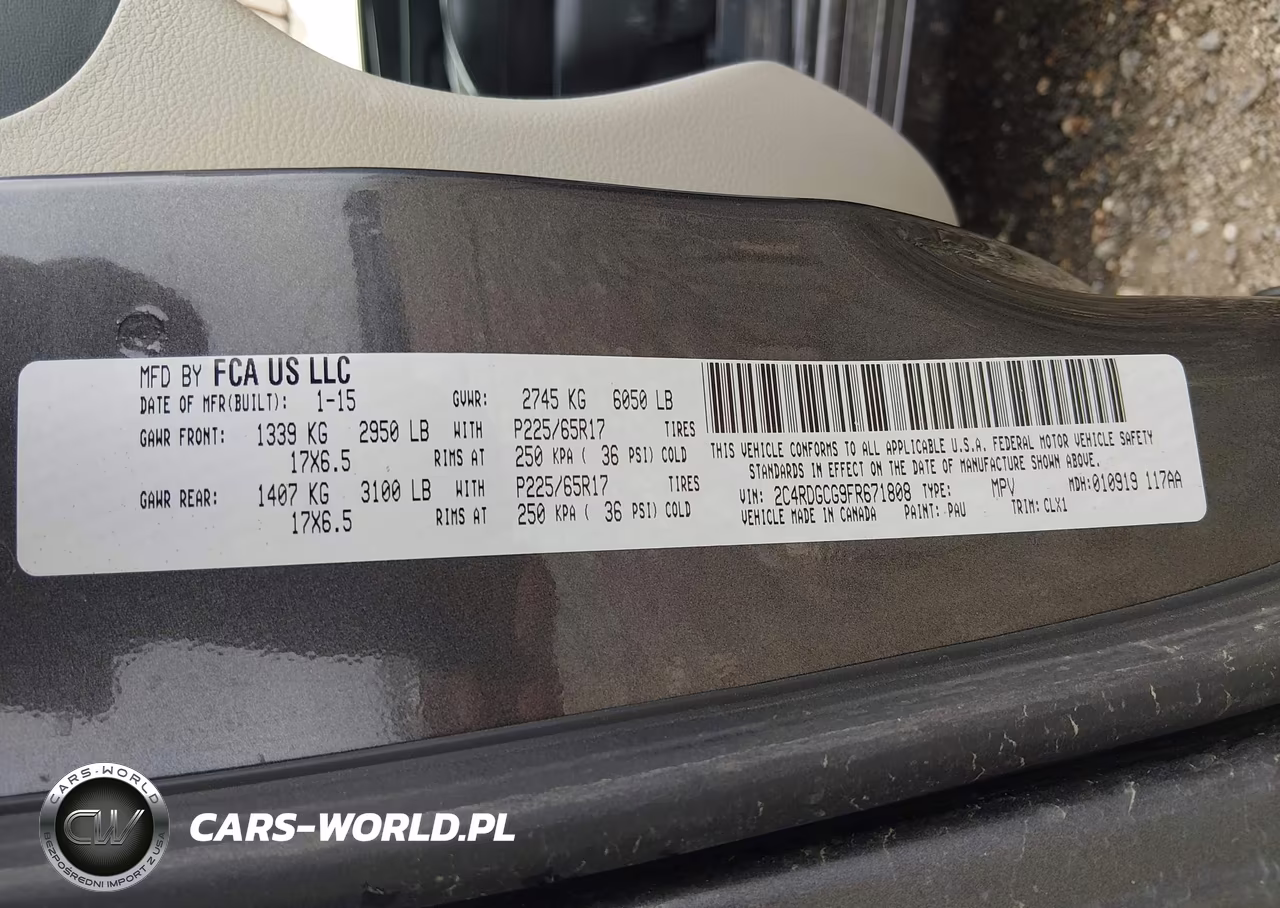 2015 Dodge Grand Caravan Sxt Plus VIN:2C4RDGCG9FR671808 - 9