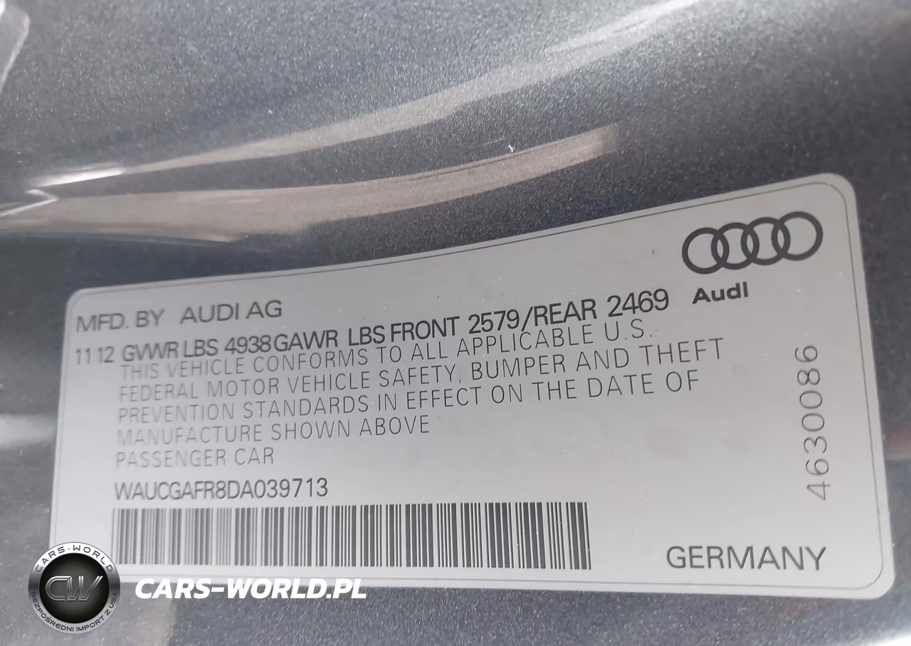 2013 Audi S5 3.0T Premium Plus VIN:WAUCGAFR8DA039713 - 9
