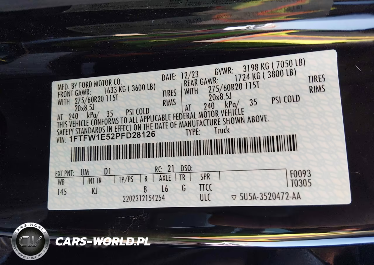 2023 Ford F-150 King Ranch VIN:1FTFW1E52PFD28126 - 9