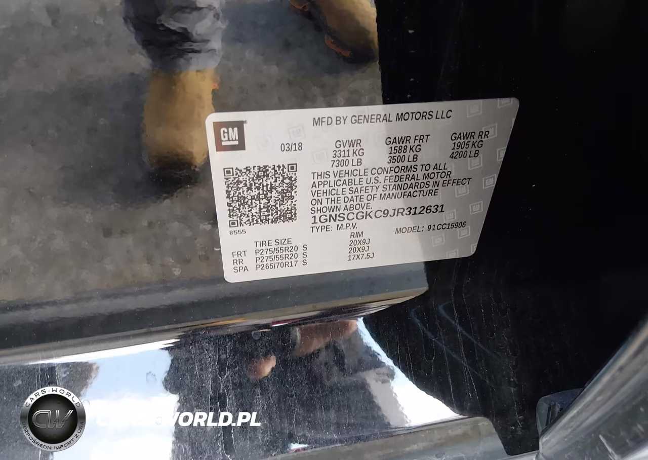 2018 Chevrolet Suburban Ls VIN:1GNSCGKC9JR312631 - 9