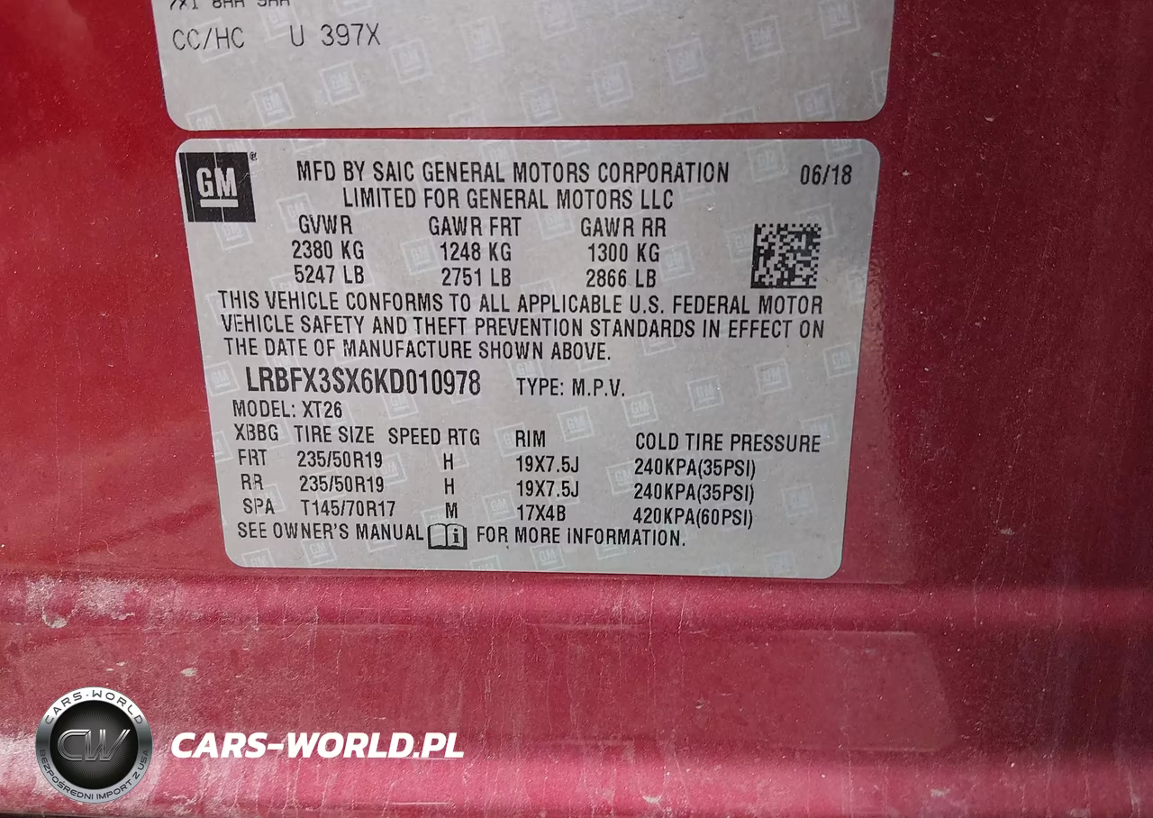 2019 Buick Envision Awd Premium I VIN:LRBFX3SX6KD010978 - 9