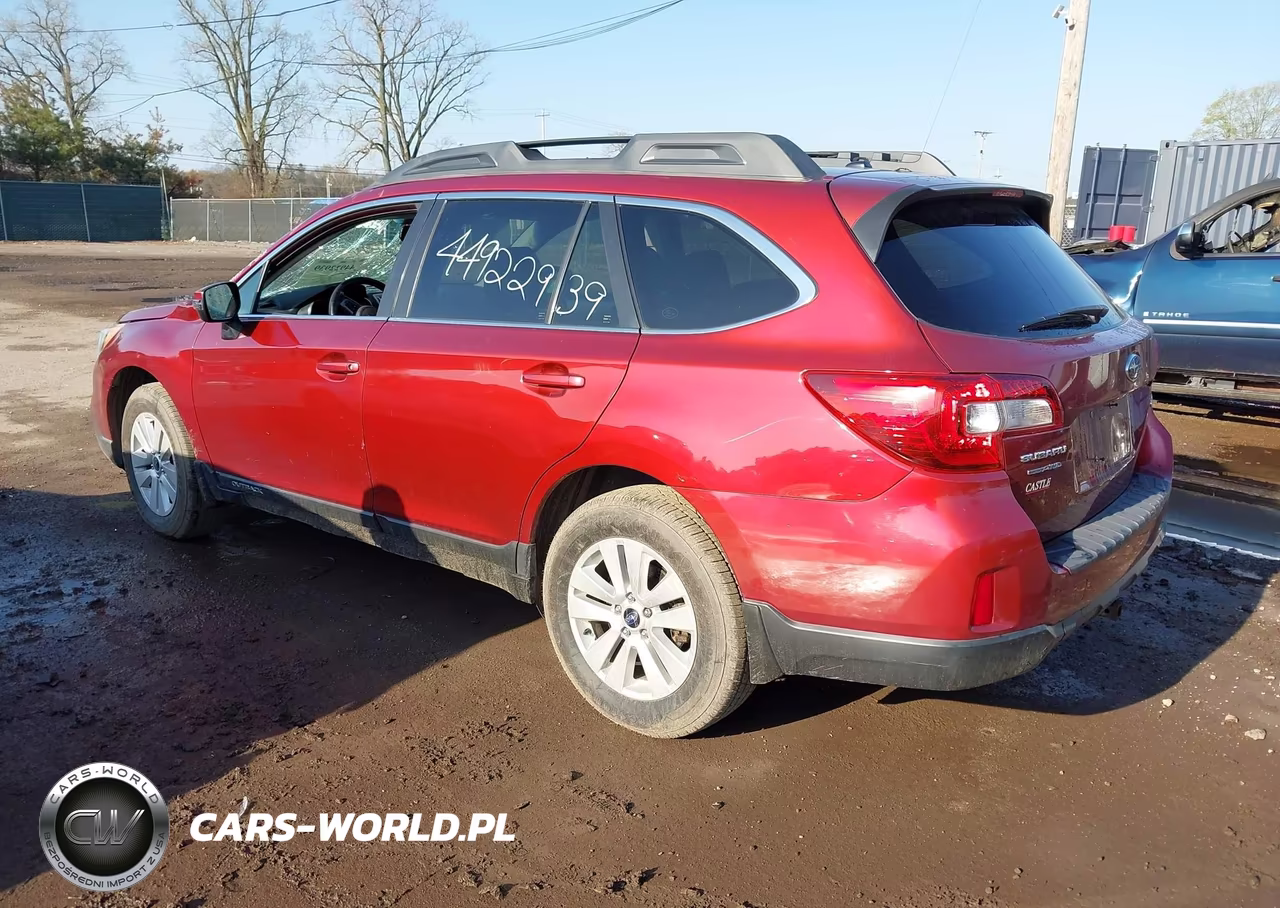 2015 Subaru Outback 2.5I Premium VIN:4S4BSBHC3F3242927 - 3