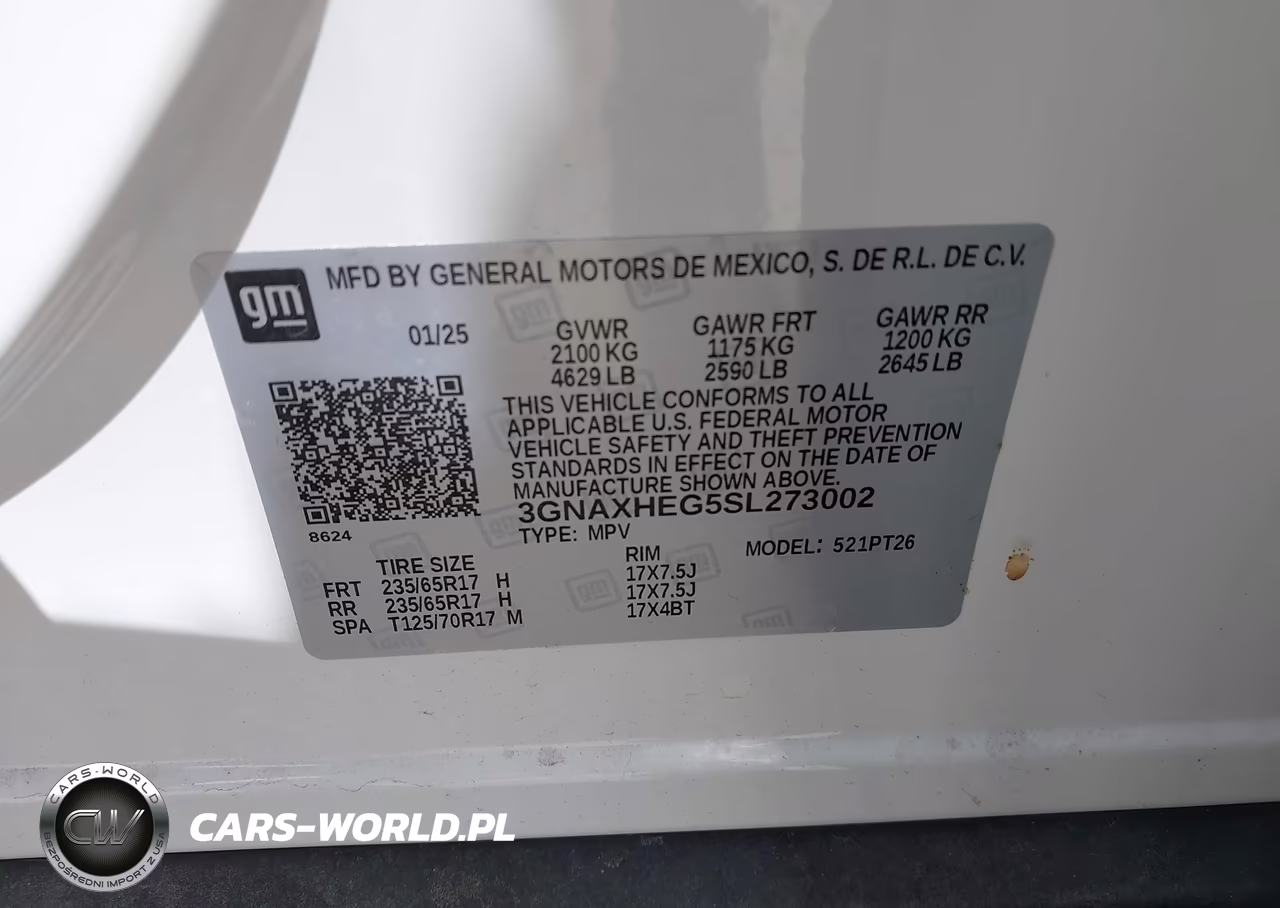 2025 Chevrolet Equinox Fwd Lt VIN:3GNAXHEG5SL273002 - 9