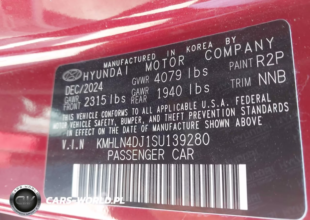 2025 Hyundai Elantra Hybrid Limited VIN:KMHLN4DJ1SU139280 - 9