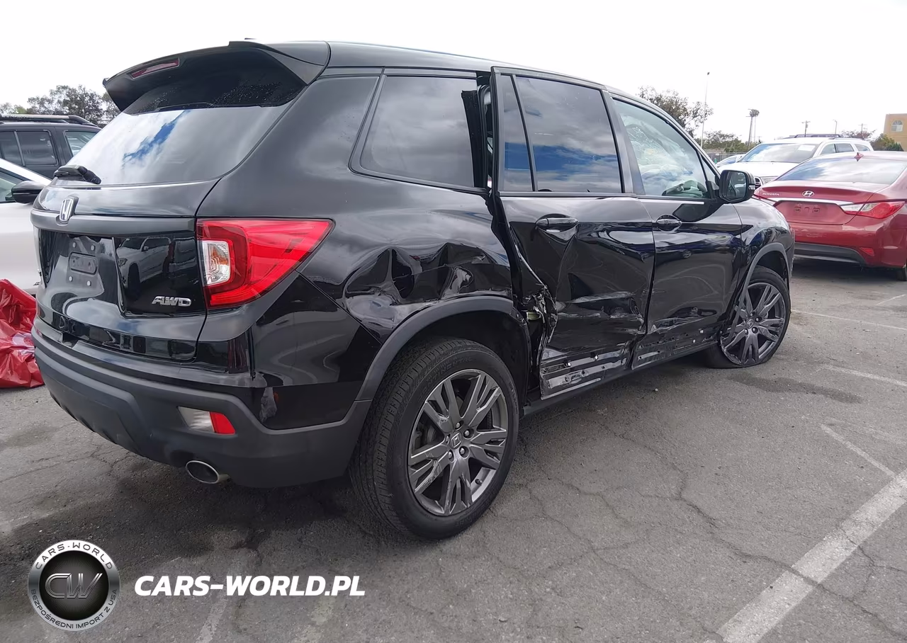 2021 Honda Passport Awd Ex-L VIN:5FNYF8H51MB042197 - 4