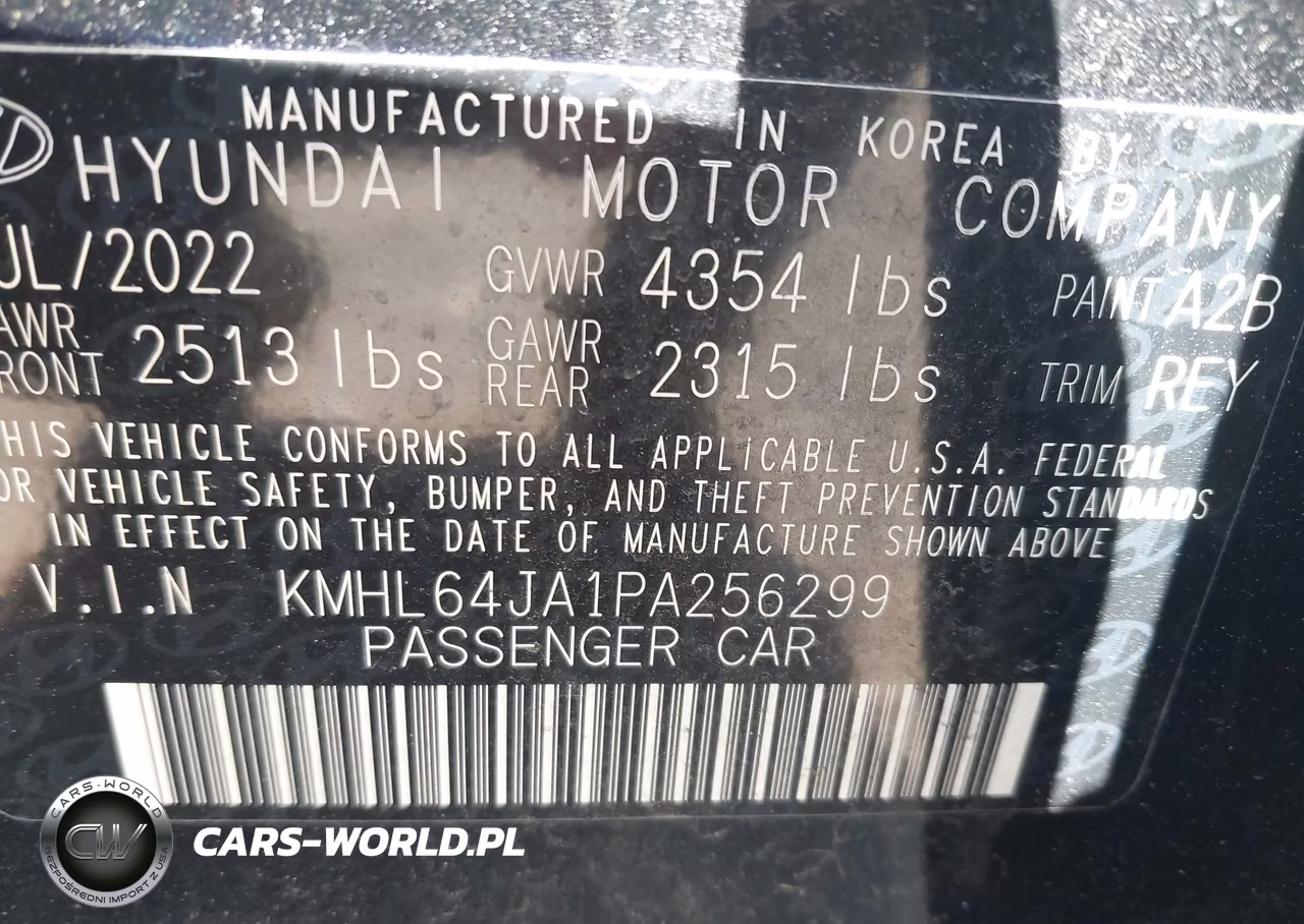2023 Hyundai Sonata Sel VIN:KMHL64JA1PA256299 - 9