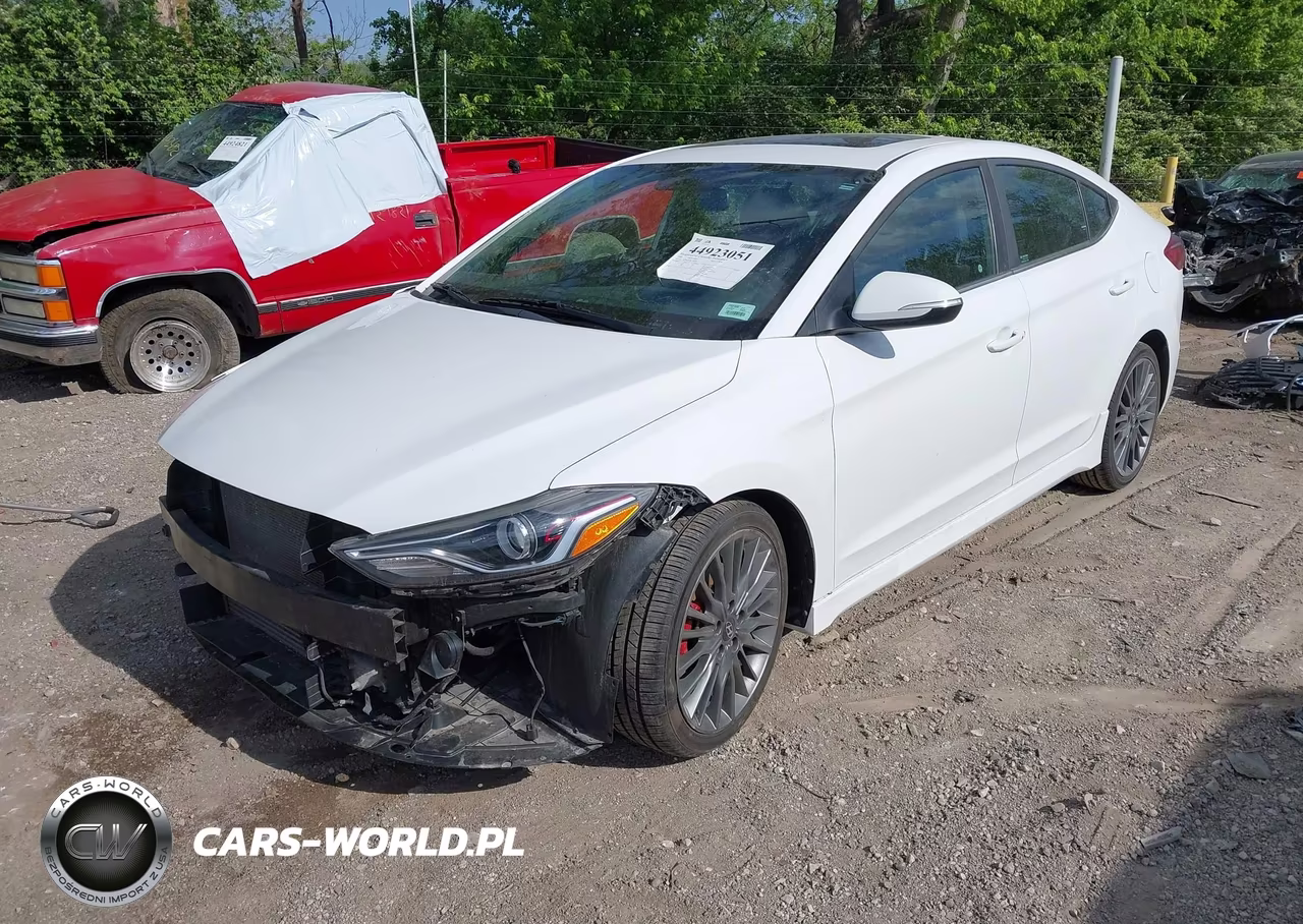 2018 Hyundai Elantra Sport VIN:KMHD04LB7JU722478 - 2