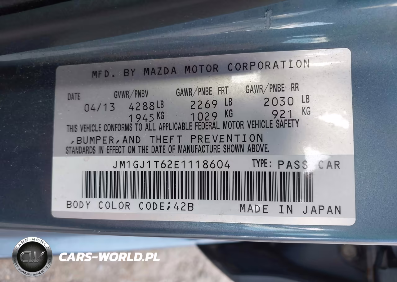 2014 Mazda Mazda6 I Touring VIN:JM1GJ1T62E1118604 - 9