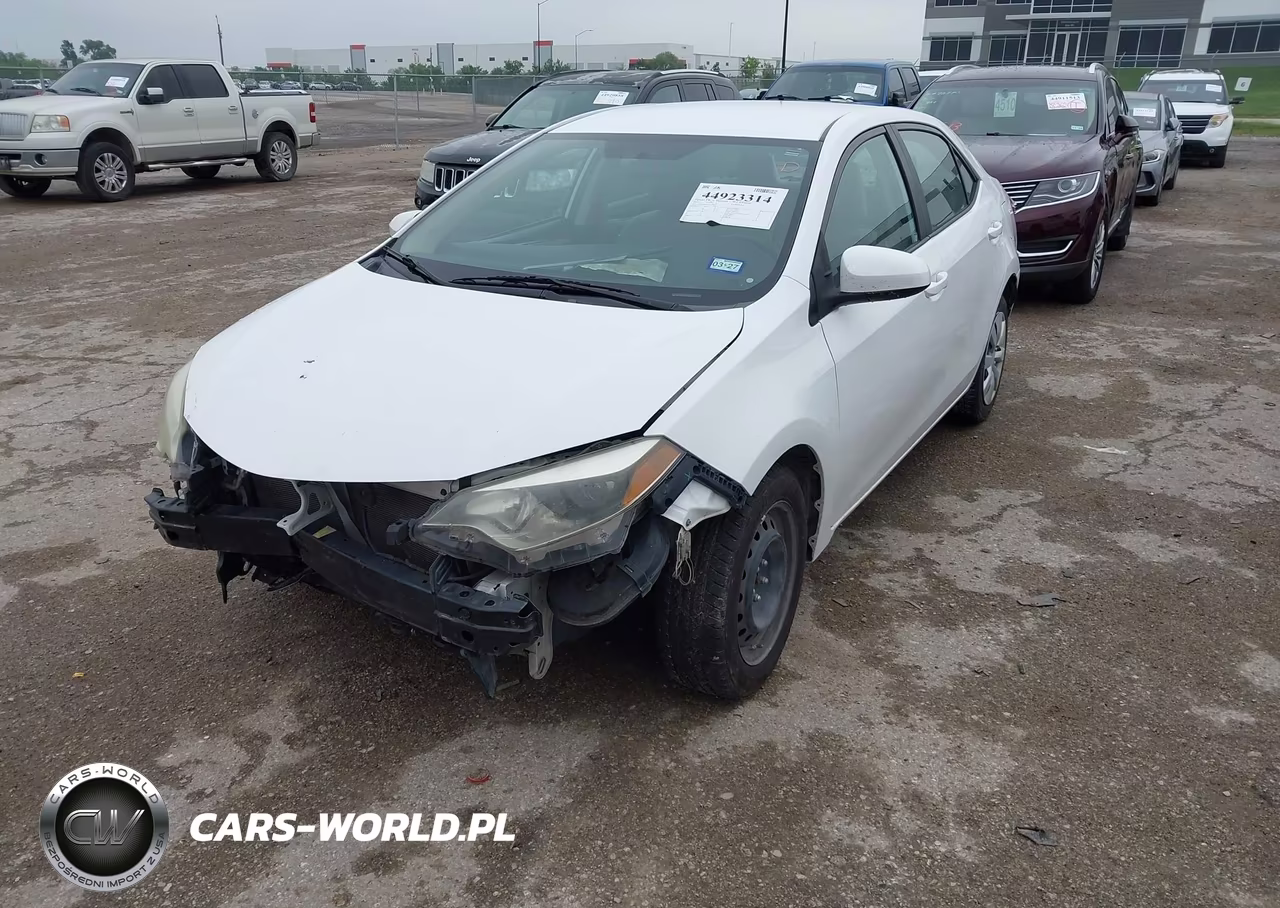 2016 Toyota Corolla Le VIN:5YFBURHE4GP377738 - 2