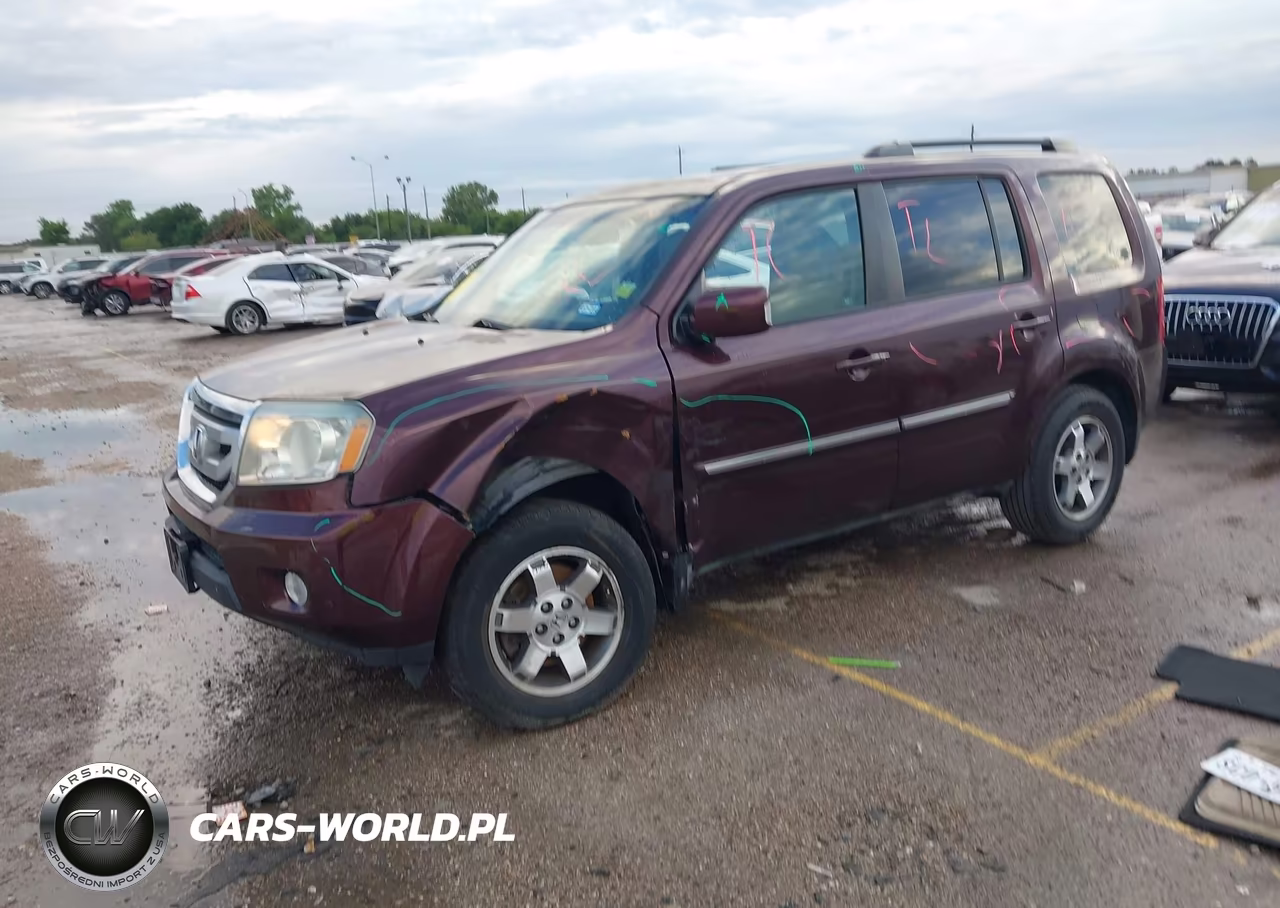 2010 Honda Pilot Touring VIN:5FNYF4H89AB008801 - 2