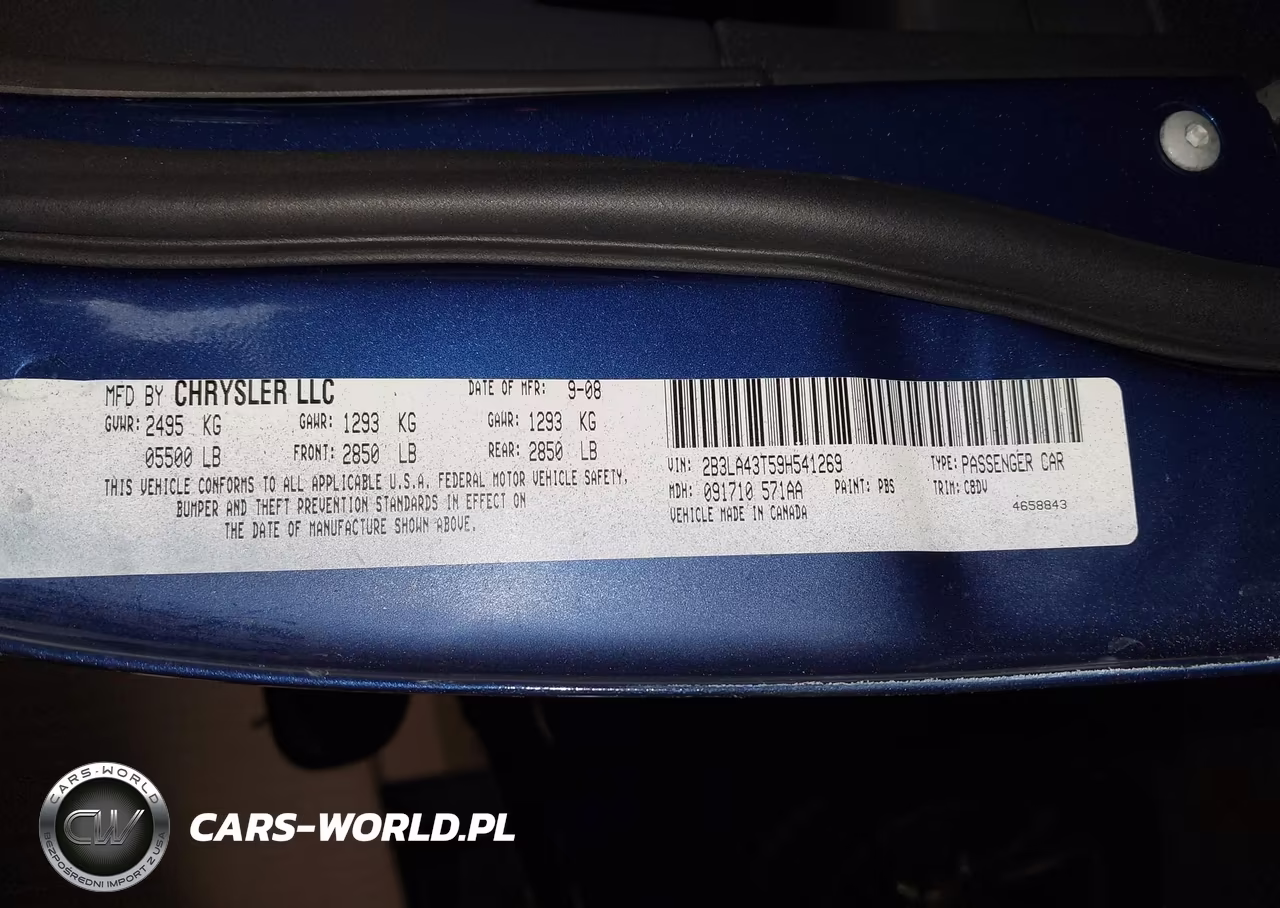 2009 Dodge Charger VIN:2B3LA43T59H541269 - 9