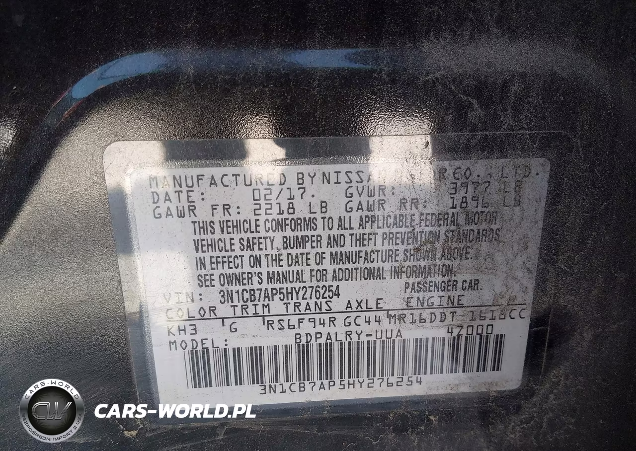 2017 Nissan Sentra Sr Turbo VIN:3N1CB7AP5HY276254 - 9