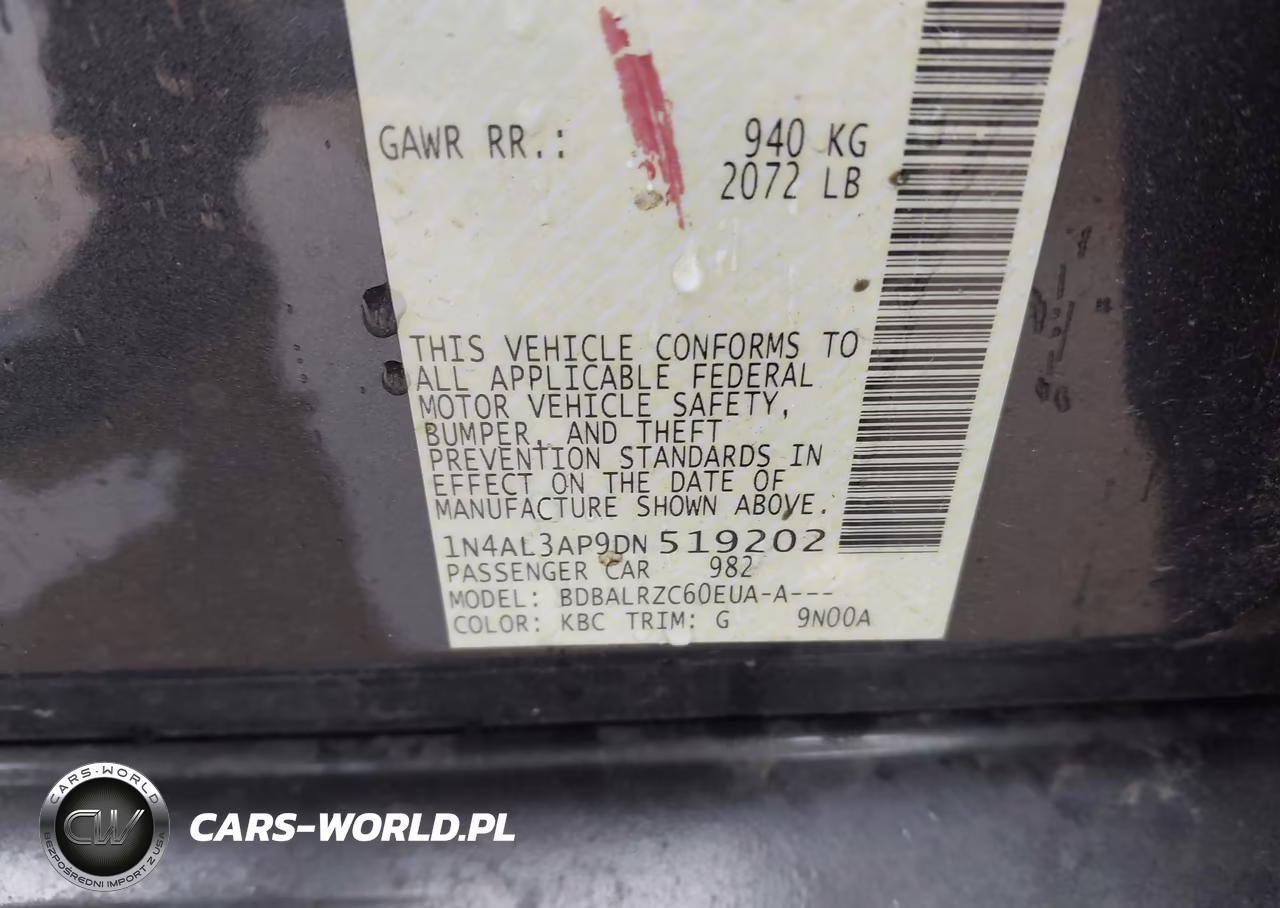 2013 Nissan Altima 2.5 S VIN:1N4AL3AP9DN519202 - 9