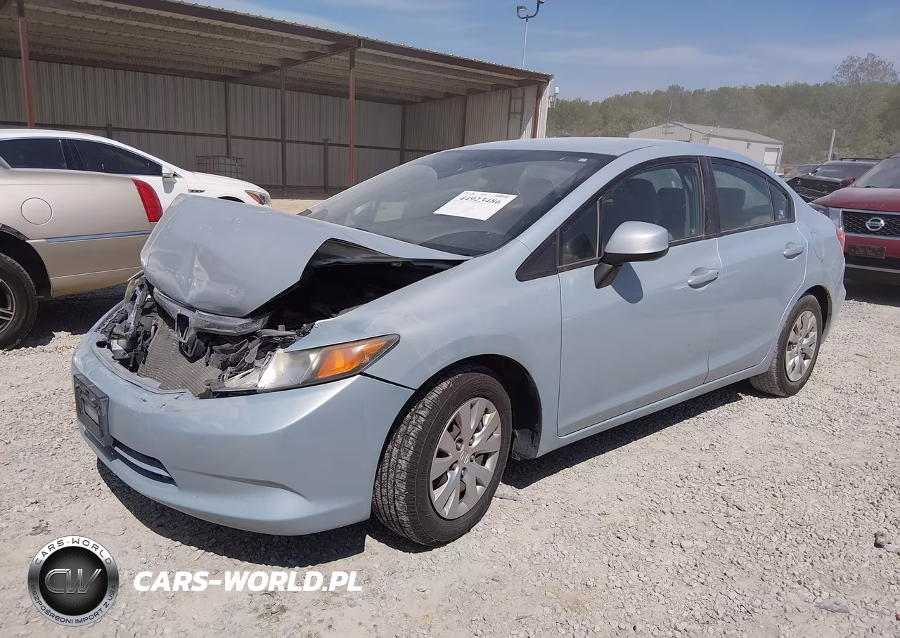 2012 Honda Civic Lx VIN:19XFB2F55CE089479 - 2