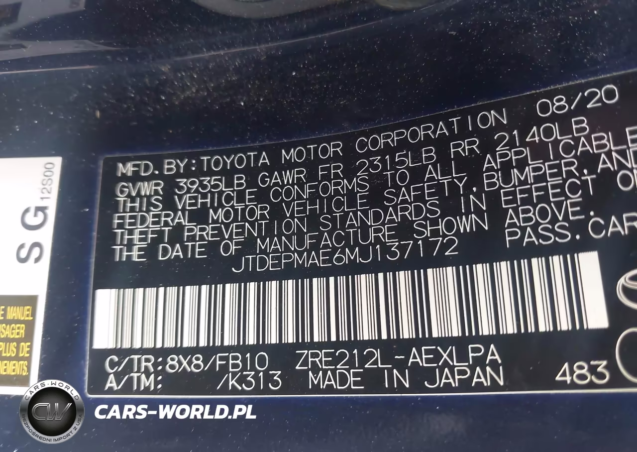2021 Toyota Corolla Le VIN:JTDEPMAE6MJ137172 - 9