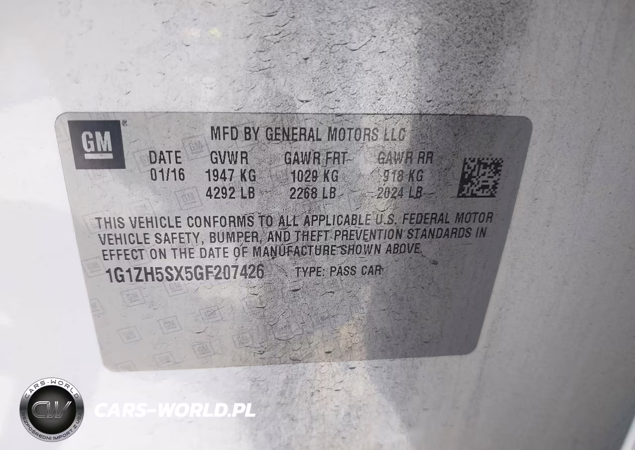 2016 Chevrolet Malibu Premier VIN:1G1ZH5SX5GF207426 - 9
