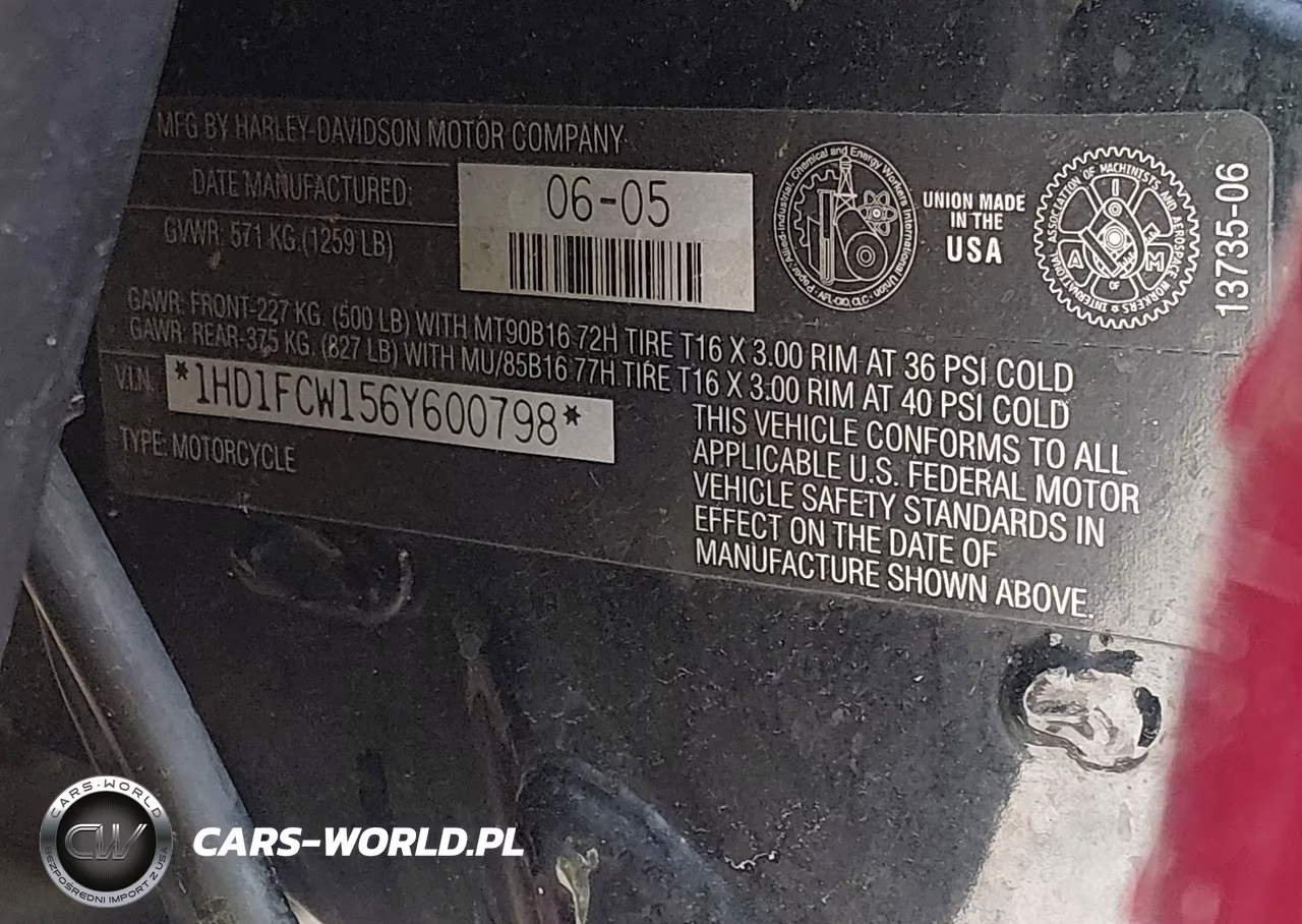 2006 Harley-Davidson Flhtcui VIN:1HD1FCW156Y600798 - 10