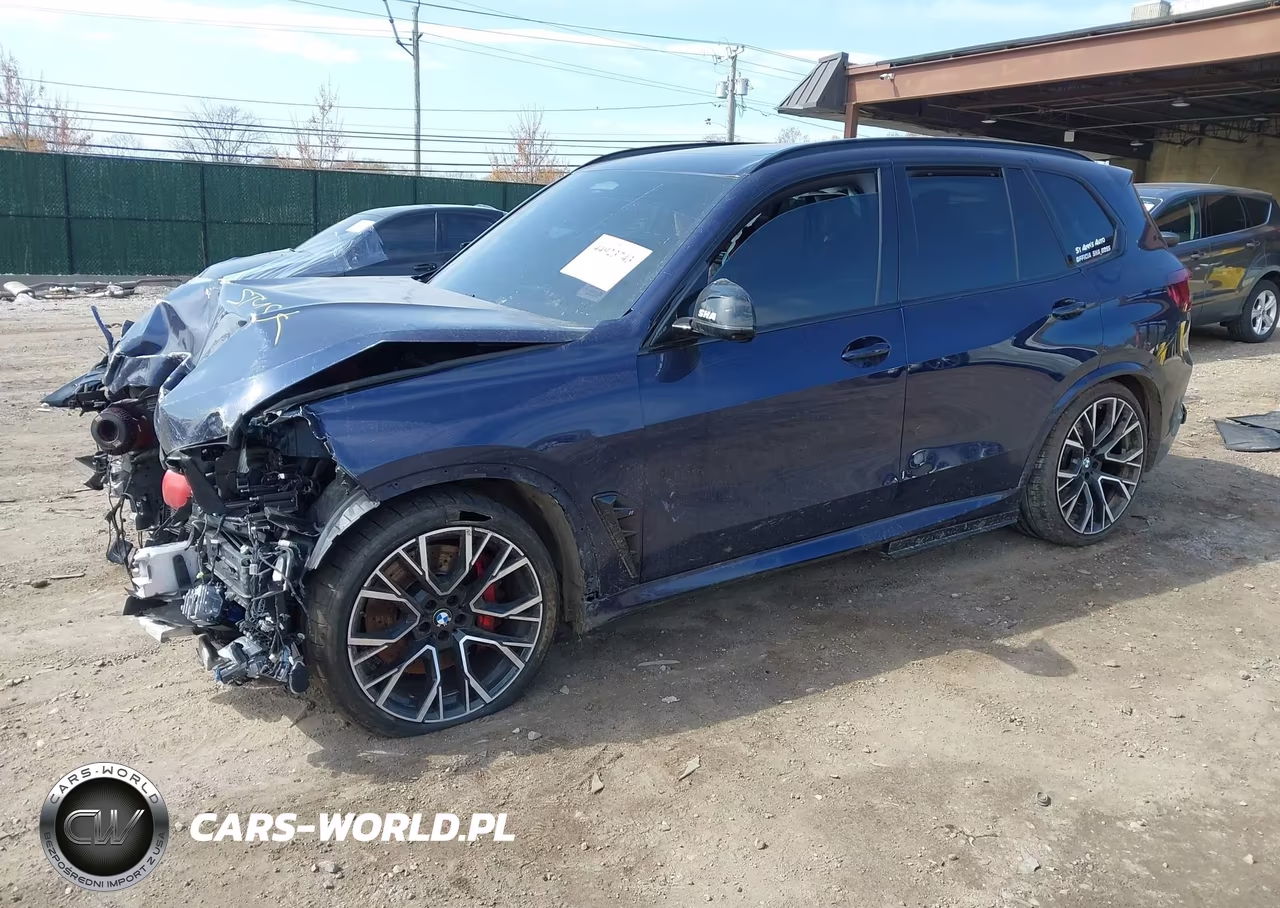 2022 BMW X5 M VIN:5YMJU0C07N9M90127 - 2