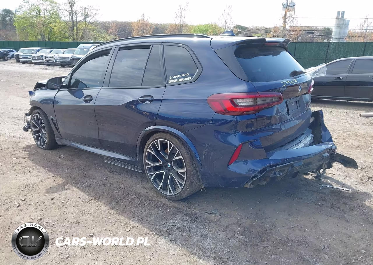 2022 BMW X5 M VIN:5YMJU0C07N9M90127 - 3