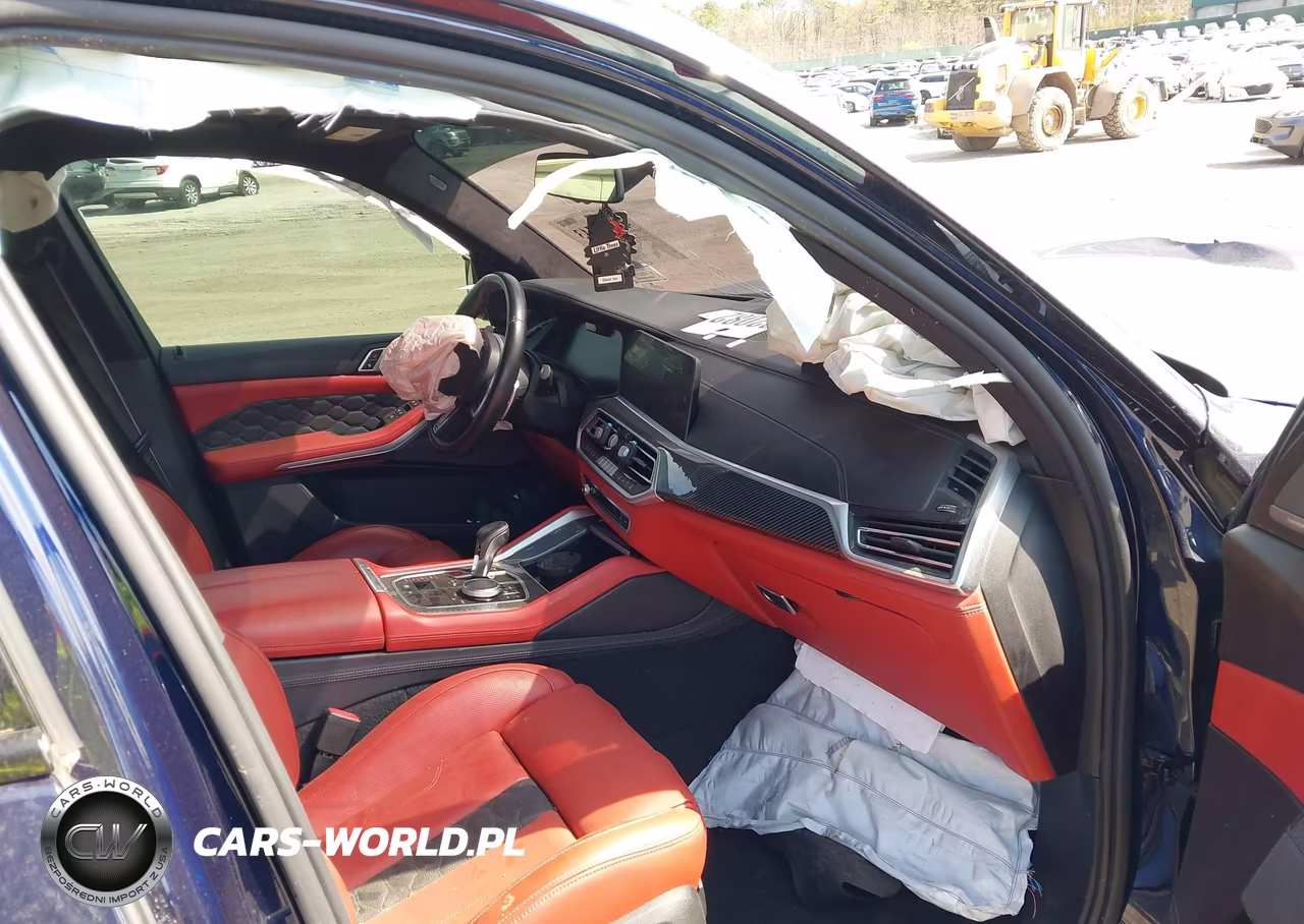 2022 BMW X5 M VIN:5YMJU0C07N9M90127 - 5